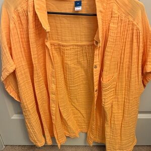 Old Navy Bright Orange Shirt